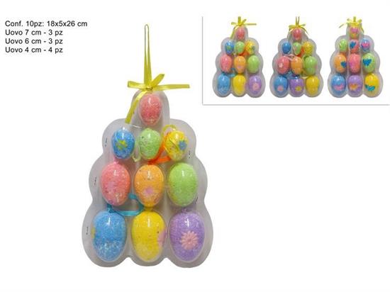 UOVA PASQUA 10pz IN PVC