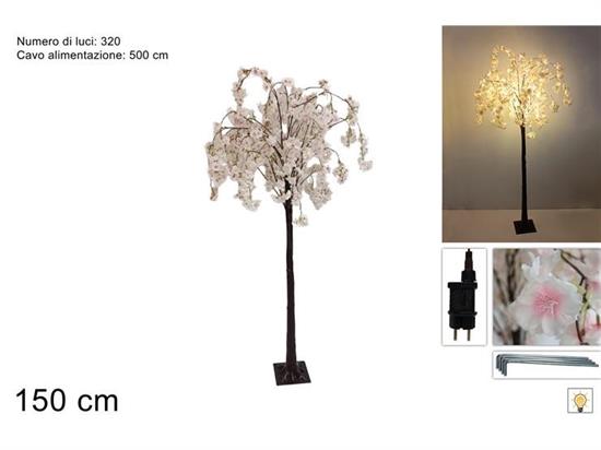 ALBERO PESCO 150cm C/320 LUCI LED
