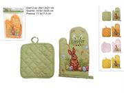 SET CUCINA PASQUA GUANTO E PRESINA CONIGLIO COL.ASS.