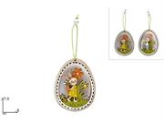 APPENDINO UOVO C/CONIGLIETTO IN LEGNO