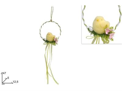 APPENDINO ANELLO C/PULCINO 12cm