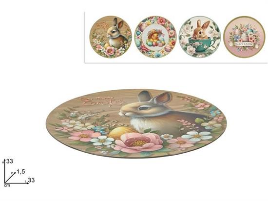 SOTTOPIATTO PASQUA MELAMINA 33cm