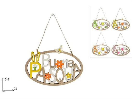 APPENDINO SCRITTA BUONA PASQUA LEGNO