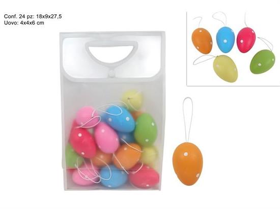 UOVA COLORATE 24pz IN SACCHETTO