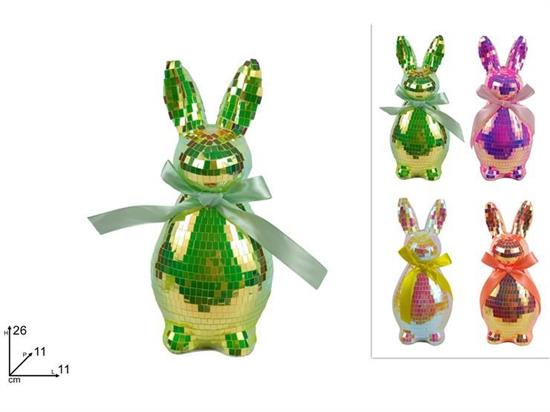 CONIGLIO LAMINATO 26cm COL.ASS.