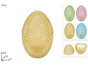 UOVO POTICHE C/CANDELA DECORO DIAMANTE 160gr
