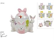 BARATTOLO UOVO C/CONIGLI COL.ASS.