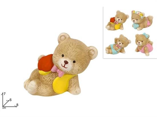 ORSETTO SEDUTO 8cm ASS.