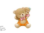 FAMIGLIA ORSETTI SEDUTI 17cm