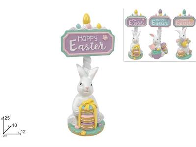 DECORAZIONE INSEGNA PASQUALE HAPPY EASTER