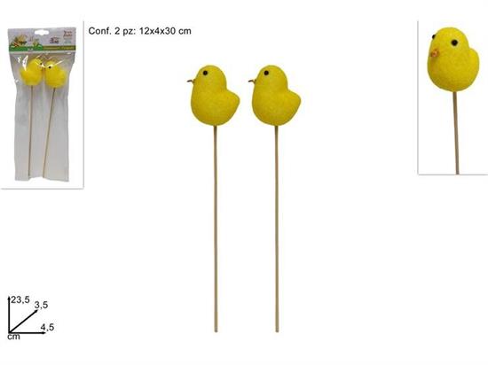 SPILLONI PULCINI 2pz