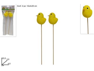 SPILLONI PULCINI 2pz