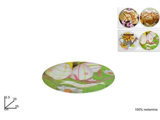 PIATTO MELAMINA PASQUA 35cm