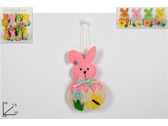 APPENDINO CONIGLIO TESSUTO C/FIORI