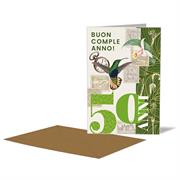 BIGLIETTO 50 ANNI VERDE
