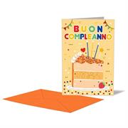 BIGLIETTO COMPLEANNO CANDELINE