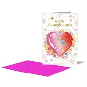 BIGLIETTO COMPLEANNO CUORE