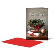 BIGLIETTO LAUREA P/S DOTTORESSA