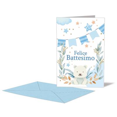 BIGLIETTO BATTESIMO P/S BIMBO