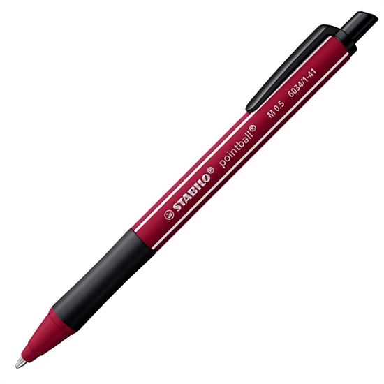 STABILO POINTBALL WILDFLOWERS BURGUNDY - ink blue