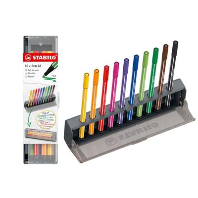 STABILO CLICK SET PEN68 10pz
