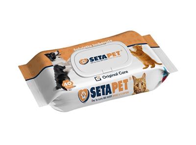 SALVIETTINE PETS 40pz C/POP UP