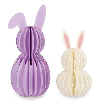 CONIGLIETTI PIEGHEVOLI 2pz IN CARTA HOPPY EASTER LEGAMI