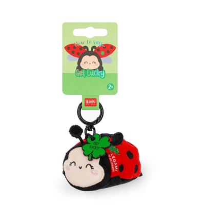 PORTACHIAVI PELUCHE TINY LEGAMI - LADYBUG COCCINELLA SUPER SOFT