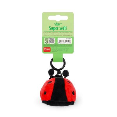 PORTACHIAVI PELUCHE TINY LEGAMI - LADYBUG COCCINELLA SUPER SOFT