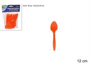 CUCCHIAINI PL. ARANCIO 30pz