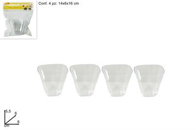 COPPETTA PLASTICA 4pz