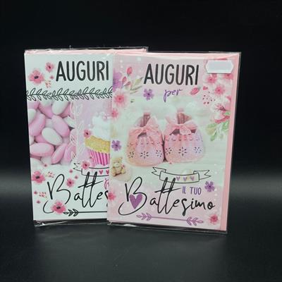 BIGLIETTO BATTESIMO FOTOGRAFICO