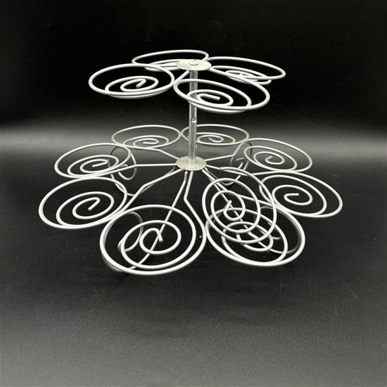 ALZATINA CUPCAKE METALLO