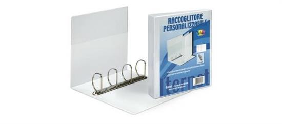 RACCOGLITORE D.50 BIANCO 4 ANELLI D PERSONALIZZABILE