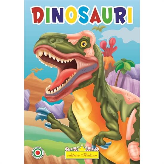 LIBRO COLORA I DINOSAURI SERIE NATURA