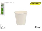 BICCHIERINI CAFFE' CARTA BIANCHI 50pz