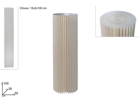 CILINDRO CARTA 100cm BIANCO