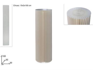 CILINDRO CARTA 100cm BIANCO