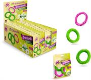 BRACCIALE ANTIZANZARE A MOLLA 3pz EVA CITRONELLA COL.ASS.