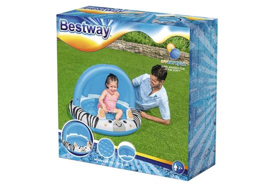 PISCINA SAFARI C/FONDO GONFIABILE E COPERTURA