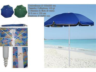 OMBRELLONE 100/8 STECCHE FIBRA VETRO INT.FANTASIA