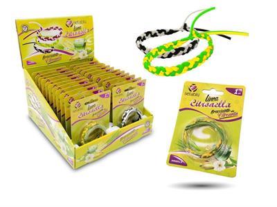 BRACCIALE ANTIZANZARE TRECCIA COL.ASS.