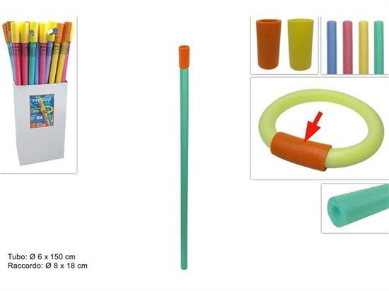 TUBO GALLEGGIANTE C/RACCORDO COL.ASS.