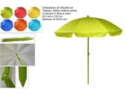 OMBRELLONE 100/8 COLORATO/INT SILVER