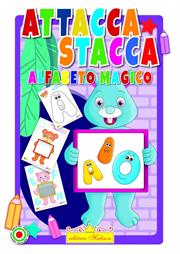 LIBRO ATTACCA STACCA ALFABETIERE MAGICO