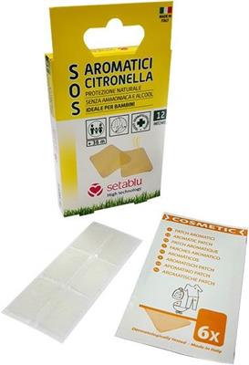 PATCH CITRONELLA ANTIZANZARE 12pz