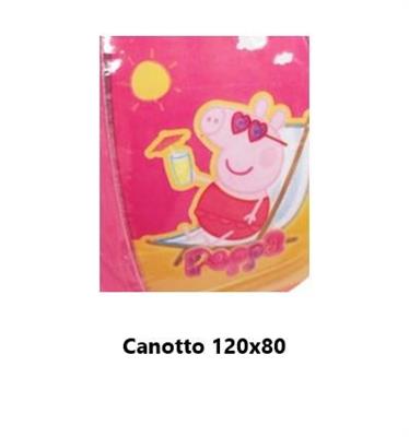 CANOTTO PEPPA PIG 120x80