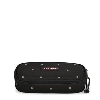 BUSTINA EASTPAK OVALE DOTS BLACK SILVER