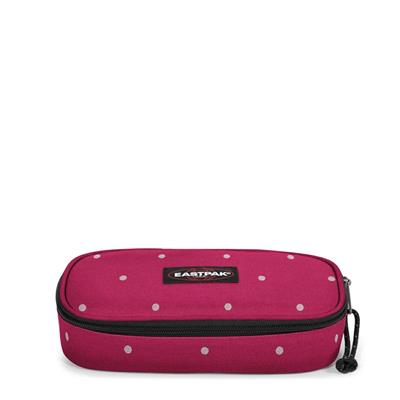 BUSTINA EASTPAK OVALE DOTS WINE SILVER