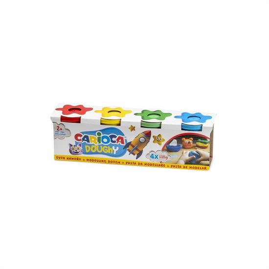 PLASTILINA DOUGHY CARIOCA 4x110gr